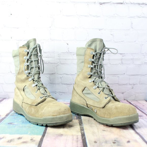 BELLEVILLE F600 Steel Toe ASTM Combat Work Boots Size 7 W main image 2